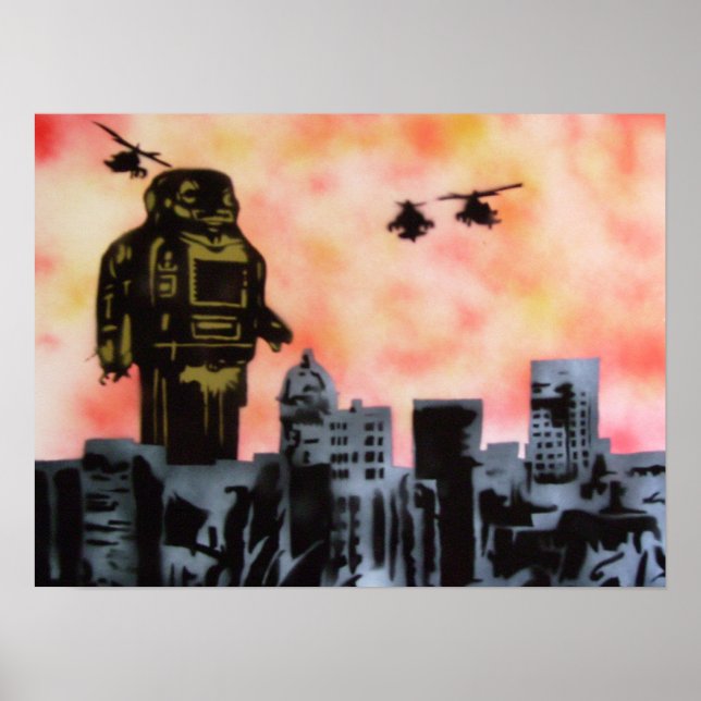 Póster Atentado Robô (Frente)