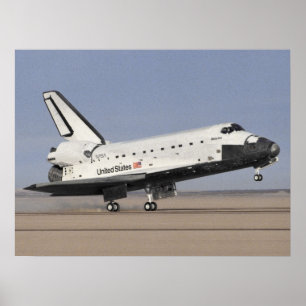 Póster Aterragem do vaivém espacial Atlantis (STS-27)