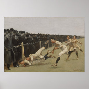 Póster Aterragem, Yale contra Princeton, dia da acção d