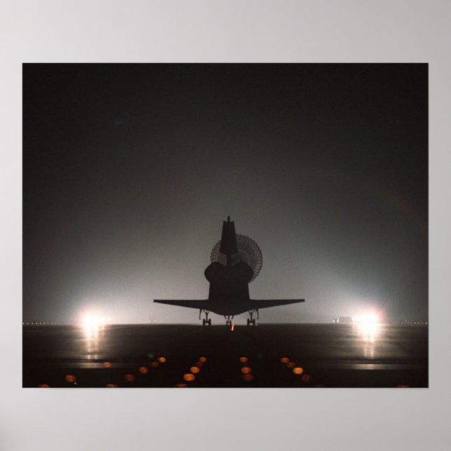 Póster Aterrissagem da Atlântida espacial (STS-106) (Frente)