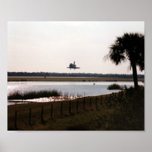 Póster Aterrissagem da Atlântida espacial (STS-81)