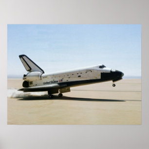 Poster Aterrissagem da Colúmbia Espacial (STS-1)