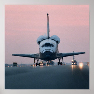 Póster Aterrissagem da Colúmbia Espacial (STS-80)