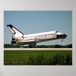 Póster Aterrissagem da Colúmbia Espacial (STS-90)
