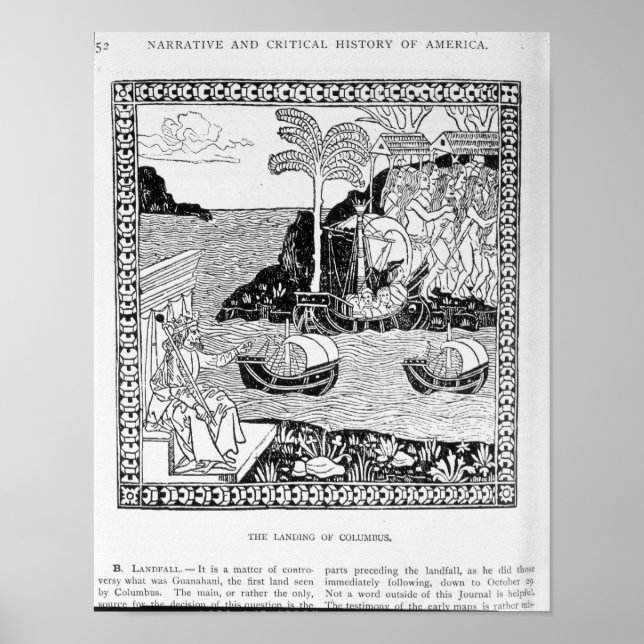 Poster Aterrissagem de Columbus (Frente)