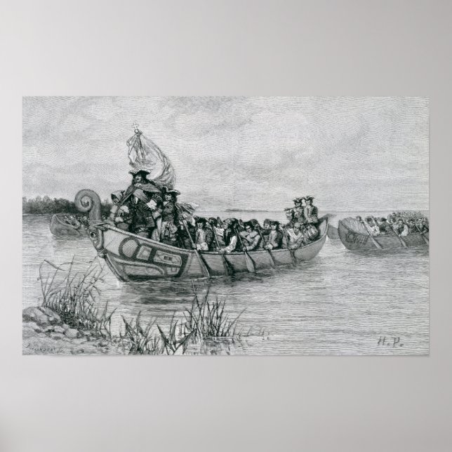 Póster Aterrissagem do Cadillac (Frente)