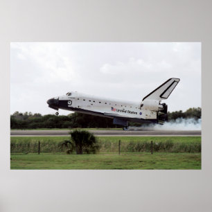Póster Aterrissagem do Endeavador do Ônibus Espacial (ST