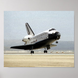 Póster Aterrissagem do Endeavador do Ônibus Espacial (STS