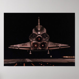 Póster Aterrissagem do Endeavador do Ônibus Espacial (STS