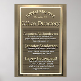 Poster Aterrissagem no Ouro da Parte de Reforma