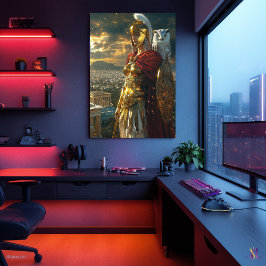 Poster Athena, Deusa da Sabedoria e Guerra - Guardião