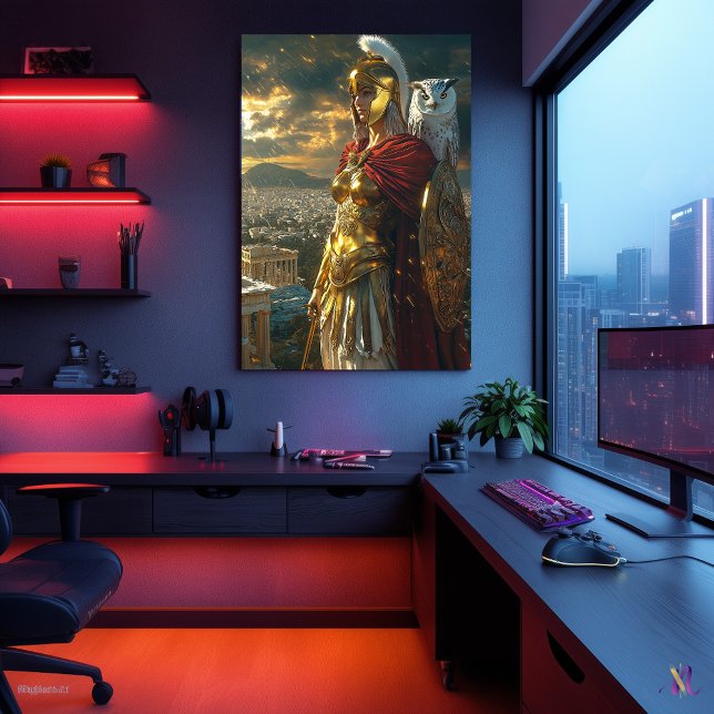 Poster Athena, Deusa da Sabedoria e Guerra - Guardião (Criador carregado)