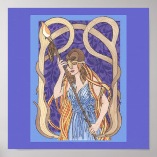 Póster Athena Eyed coruja