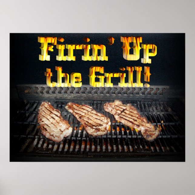 Póster Atirando o Grill! (Frente)