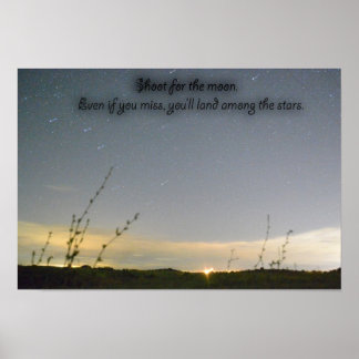 Poster Atire nas estrelas