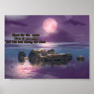 Poster atire para a lua