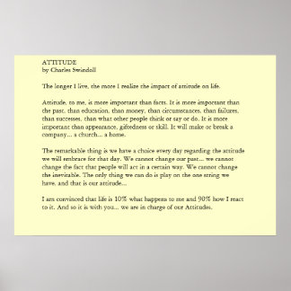 Póster Atitude