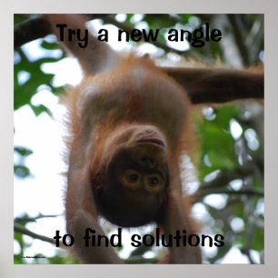 Póster Atitude da resolução de problemas da inspiraçã