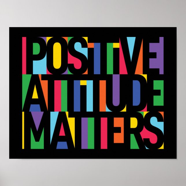 Poster Atitude Positiva (Frente)
