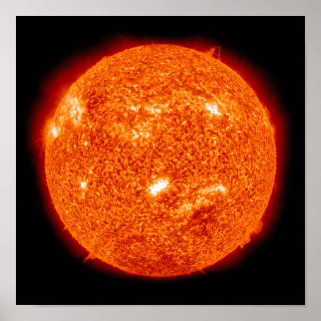 Poster Atividade solar no Sol 2 (Frente)