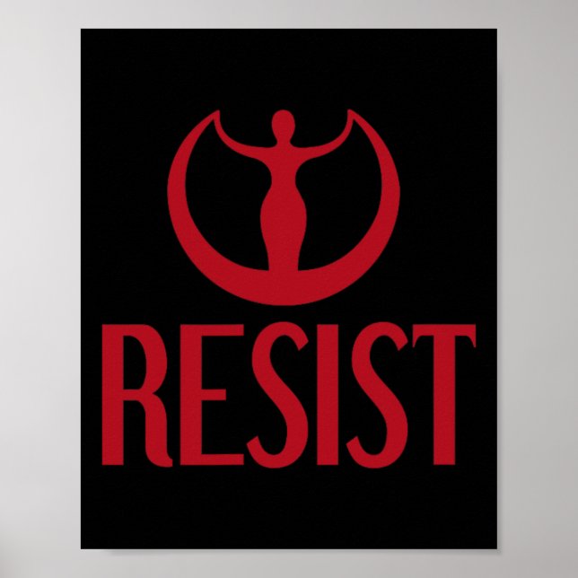Poster Ativismo Resiste Deusa Astraea Logotipo Prid Femin (Frente)