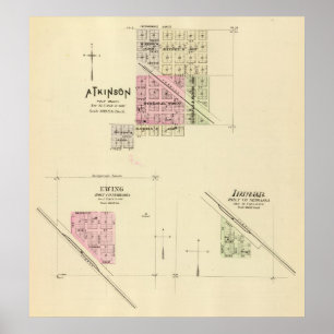 Póster Atkinson, Nebraska