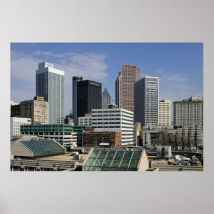 Póster Atlanta do centro