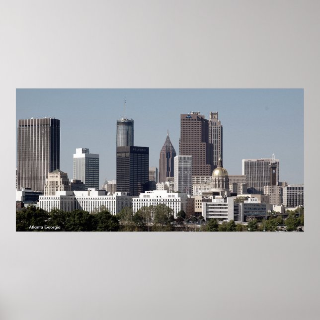 Poster Atlanta Georgia (Frente)