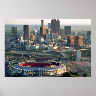 Poster Atlanta Georgia Skyline