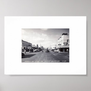 Poster Atlantic Ave., Delray Beach, Florida Vintage