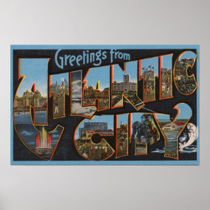 Póster Atlantic City, New-jersey - grandes cenas da letra