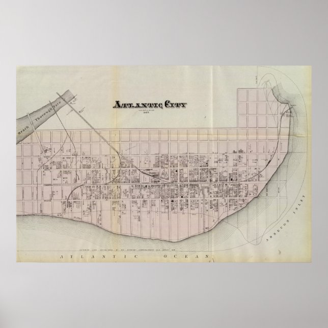 Póster Atlantic City, Nova Jersey (Frente)