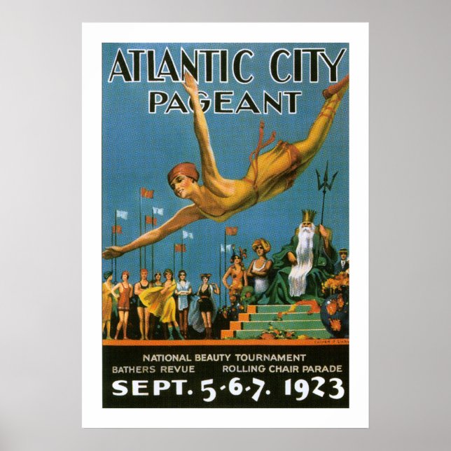Poster Atlantic City Pageant (fronteira) (Frente)