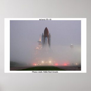 Poster Atlântida espacial - STS-115