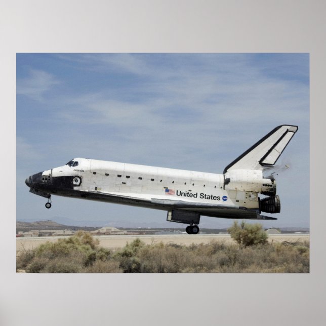 Poster Atlântida espacial (STS-117) (Frente)
