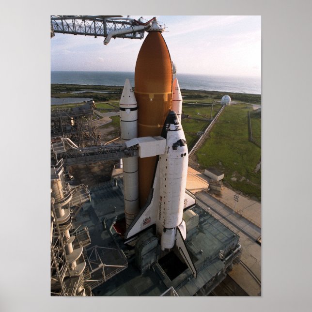 Poster Atlântida espacial (STS-86) (Frente)