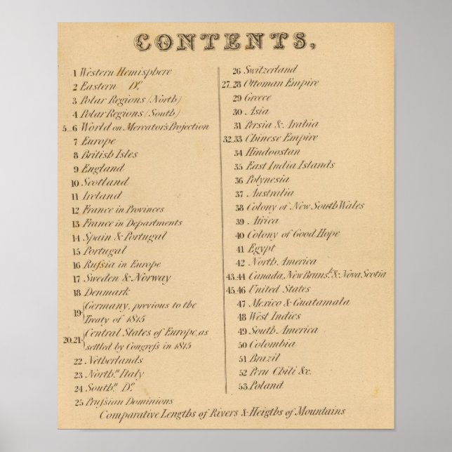 Póster Atlas 2 da Biblioteca Thomas (Frente)