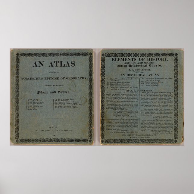 Póster Atlas acompanhando o Epitoma de Worcester (Frente)