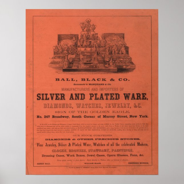 Poster Atlas Americano de Lining Colton (Frente)