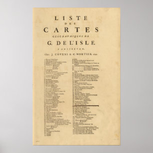 Póster Atlas de mundo novo