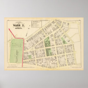 Póster Atlas dos moinhos do cemitério e da Ilha de Elba