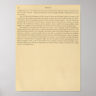 Póster Atlas estatístico de Scribner