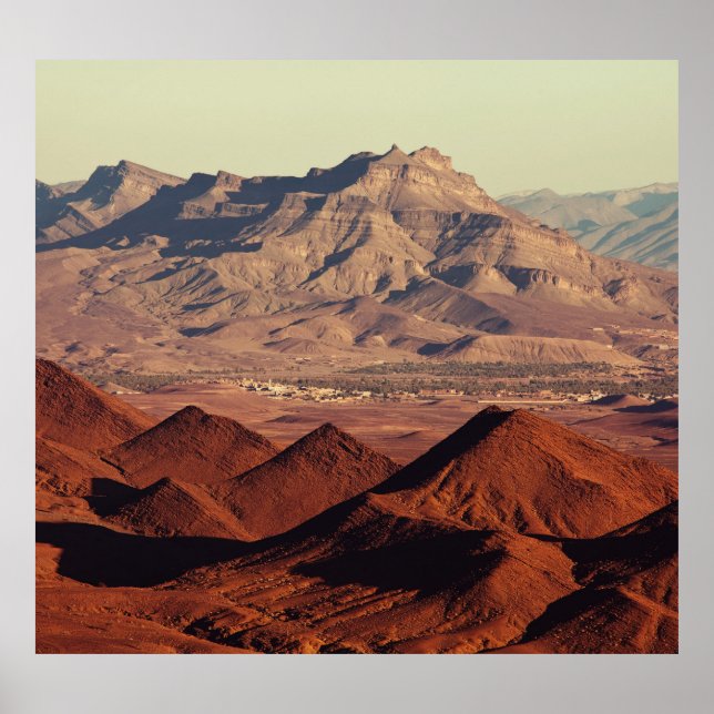 Poster Atlas Mountain Landscapes — Espanha (Frente)