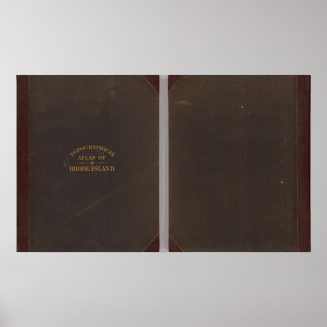 Poster Atlas Rhode Island (Frente)