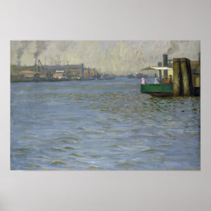 Poster Atmosfera de domingo no Elbe