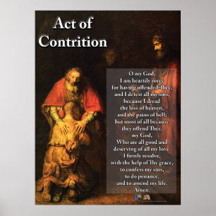 Póster Ato do Contrition