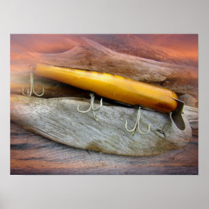 Póster Atom A40 Vintage Saltwater Após A Escuridão De Pes