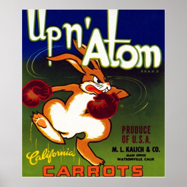 Póster Atom Carrots Upn (Frente)