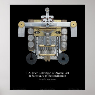 Poster atômico da arte
