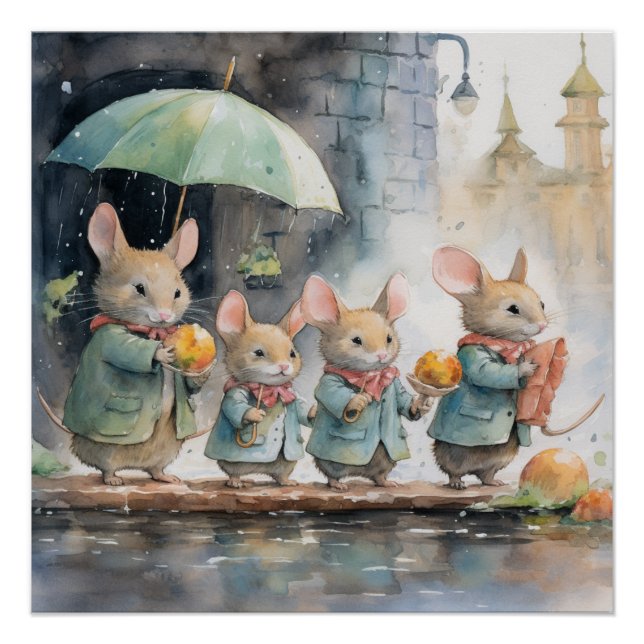 Póster Atordoamento, poster do mouse (Frente)